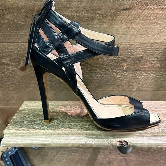 Jerome C. Rousseau Black Heels size 39 European - Picture 1 of 10